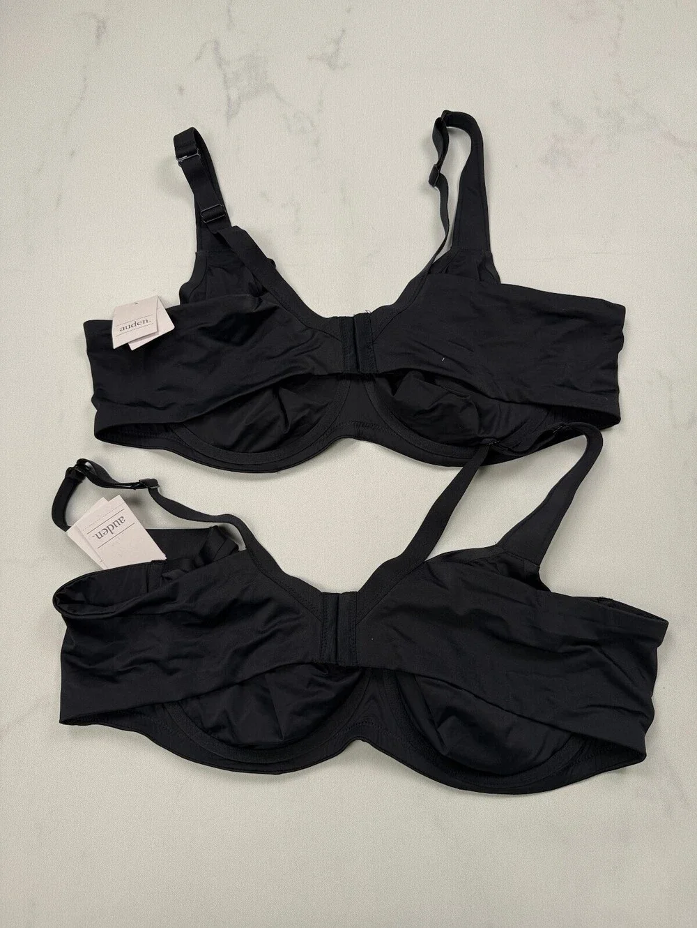 Auden Black Bra 2000s Adjustable Bust - Womens 44D